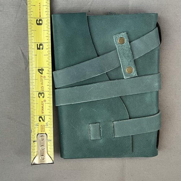 Portland Leather, Crossbody Tote, Beluga/White, w/Journal & Tassel Bag Charm - Picture 13 of 15